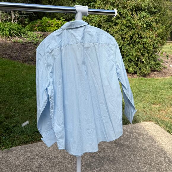 J.Crew Organic Cotton Garçon Shirt - Light Blue, Size 10 - Picture 7 of 7